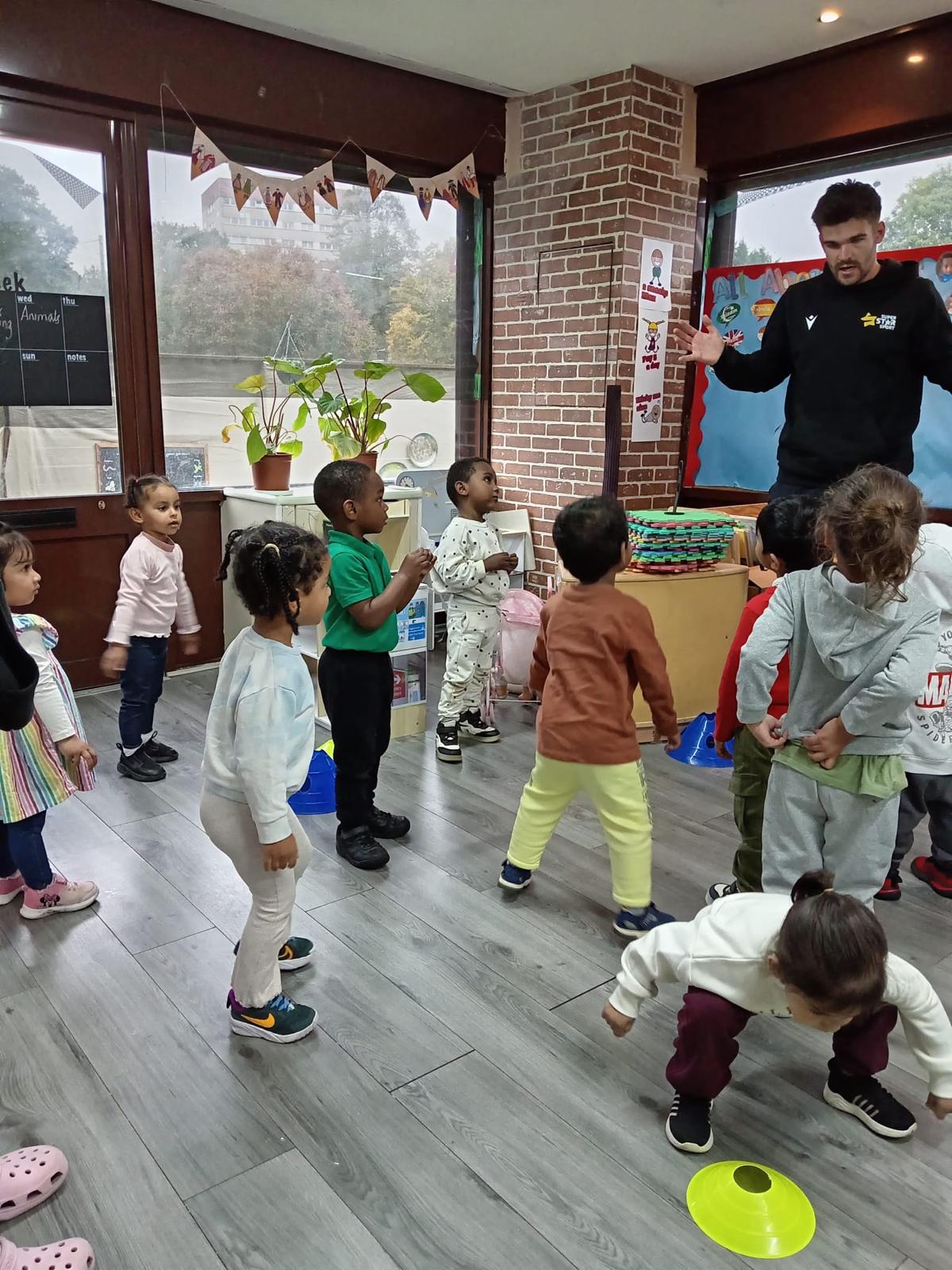Children taking part in a group activity