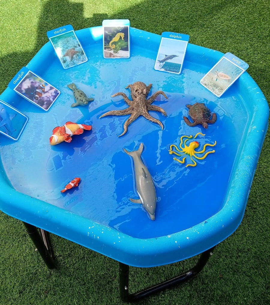 Children in a calm nursery setting
