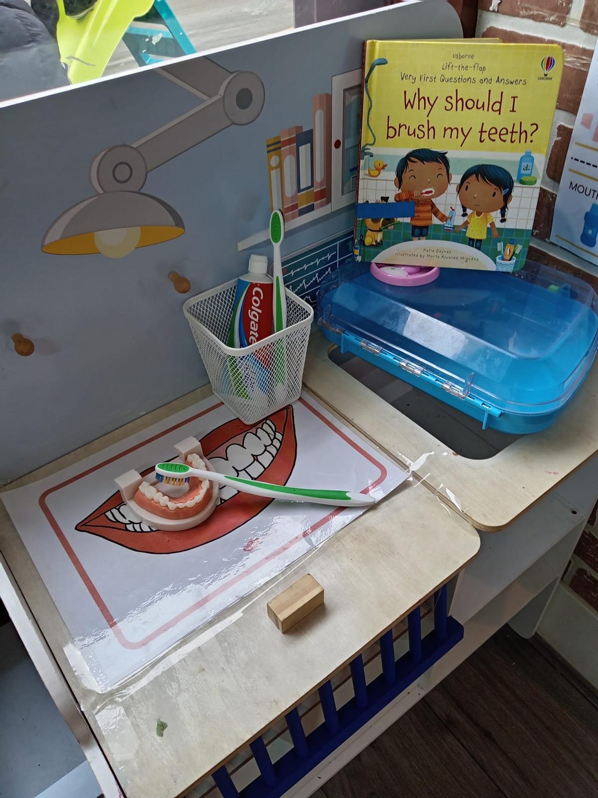 A calm nursery environment set up for child-led learning